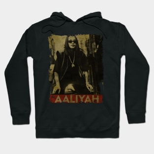 TEXTURE ART- Aaliyah - RETRO STYLE 2 Hoodie